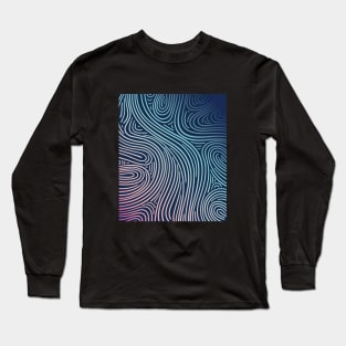 Colorful doodle art in pink and purple shades. Modern abstract digital drawing I enjoyed creating. Long Sleeve T-Shirt